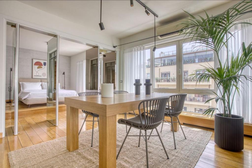 Apartmán Sunny Luxury Loft,Stunning Acropolis View, Jacuzzi Atény Exteriér fotografie
