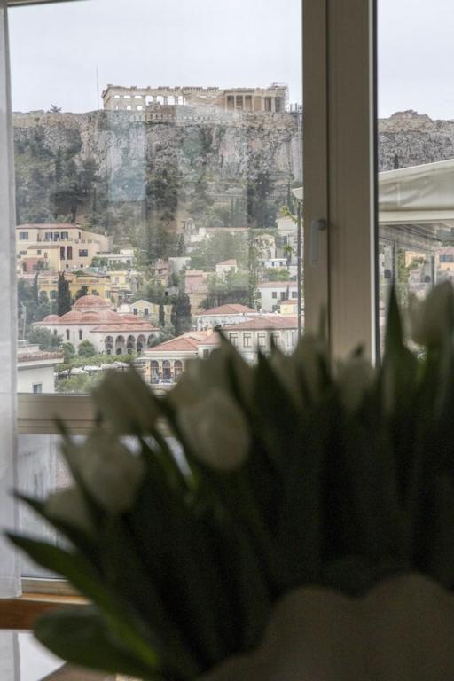 Apartmán Sunny Luxury Loft,Stunning Acropolis View, Jacuzzi Atény Exteriér fotografie
