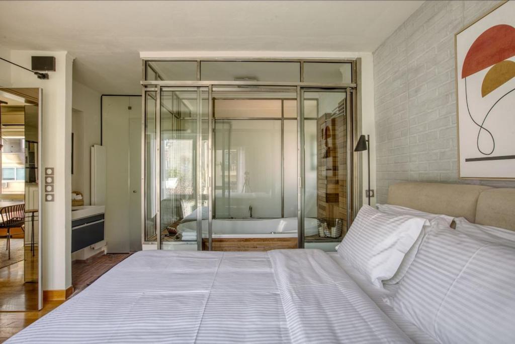 Apartmán Sunny Luxury Loft,Stunning Acropolis View, Jacuzzi Atény Exteriér fotografie