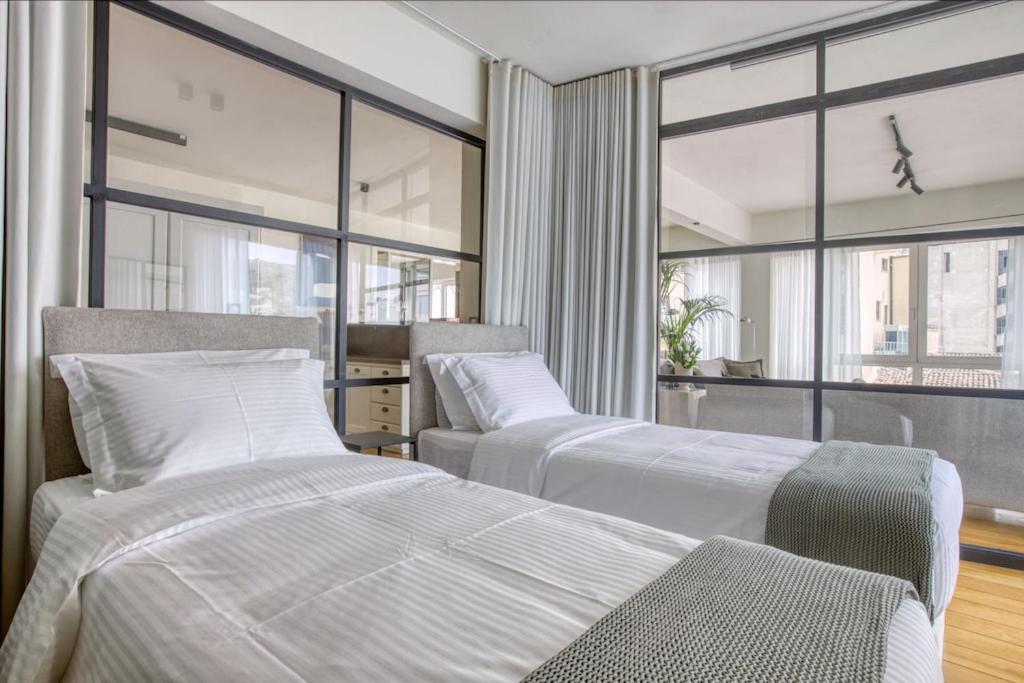 Apartmán Sunny Luxury Loft,Stunning Acropolis View, Jacuzzi Atény Exteriér fotografie